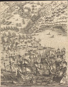 Le Siège de La Rochelle [planche 11 de 16; ensemble comprend 1952.8.97-112]