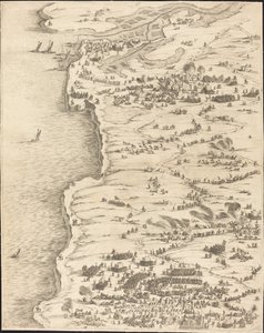 Le siège de La Rochelle [plaque 5 de 16; ensemble comprend 1952.8.97-112] - Jacques Callot