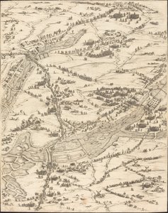 Le siège de La Rochelle [plaque 7 de 16, ensemble comprend 1952.8.97-112], 1628-1631 - Jacques Callot
