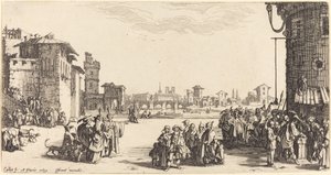 Le marché aux esclaves - Jacques Callot