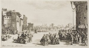 Le marché aux esclaves - Jacques Callot