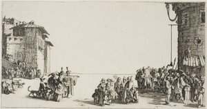Le marché des esclaves - Jacques Callot