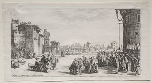 Le Marché aux Esclaves, 1629 - Jacques Callot