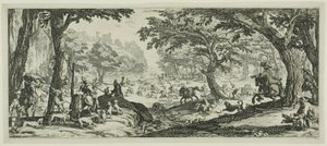 La chasse au cerf - Jacques Callot