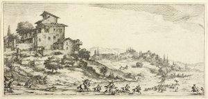 La chasse au cerf, de diverses scènes conçues à Florence - Jacques Callot