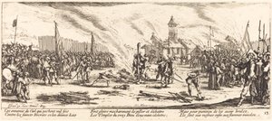 Le Bûcher, vers 1633 - Jacques Callot