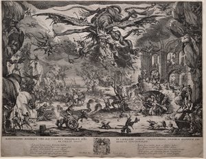La Tentation de Saint Antoine (deuxième version) - Jacques Callot