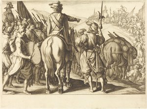 Les troupes en marche