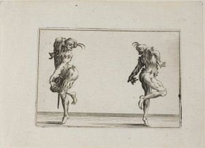 Les deux pantalons qui tournent le dos, extrait des Caprices