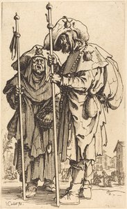 Les Deux Pèlerins, vers 1622 - Jacques Callot