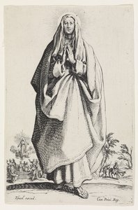 La Vierge Marie de Les Grands Apôtres, 1631 - Jacques Callot