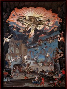 La tentation de Saint Antoine le Grand. Peinture de Jacques Callot