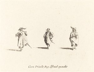 Trois Gentilshommes - Jacques Callot