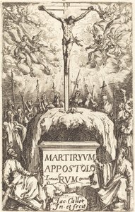 Page de Titre pour "Les Martyres des Apôtres"