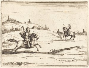 Deux chevaliers - Jacques Callot