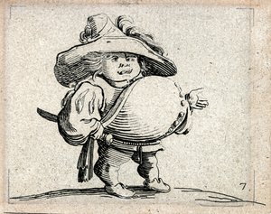 Varie Figure Gobbi ... (gravure) - Jacques Callot