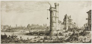 Vue du Pont Neuf - Jacques Callot