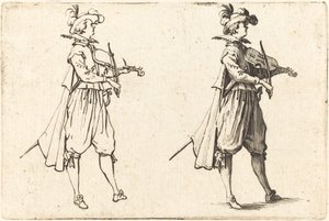 Violoniste, vers 1622