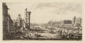 Vue du Louvre et de l