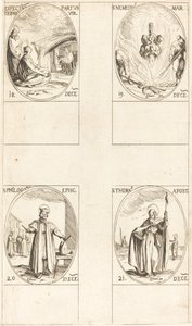 En attendant que la Vierge donne naissance; St. Némésius; St. Philogonius; St. Thomas