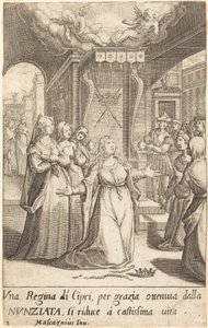 Reine de Chypre - Jacques Callot after Donato Mascagni
