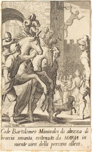 Bartolomeo, maréchal-ferrant - Jacques Callot after Fabrizio Boschi