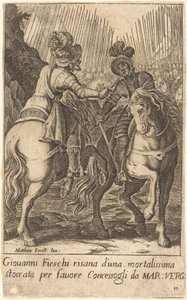 Giovanni Fieschi - Jacques Callot after Matteo Rosselli