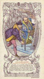 Charles V ramassant le pinceau de Titien après qu