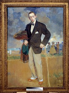 Portrait en pied de Igor Stravinsky (1882-1971) compositeur. Peinture de Jacques Emile Blanche (1861-1942) - Jacques Emile Blanche