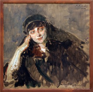 Étude pour le portrait de la comtesse Anna Elisabeth de Noailles - Jacques Emile Blanche