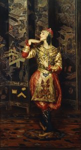 Vaslav Nijinsky dans Danse Orientale, 1910