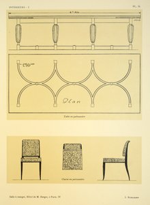 Salle à manger IV, Hôtel de M. Berger, à Paris, illustration de 