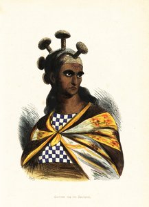 Guerrier des îles Hawaï - Jacques Etienne Victor (after) Arago