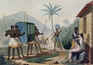 Un palanquin porté dans l