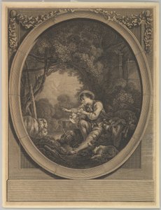Le Départ du courrier, XVIIIe siècle