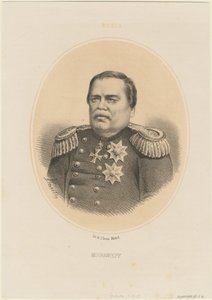 Portrait du comte Nikolay Muravyov-Amursky 1809-1881, 1865 - Jacques Francois Gauderique Llanta
