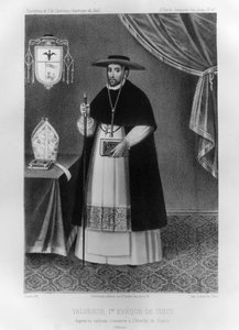 Vincente de Valverde, premier évêque de Cuzco, 1852 - Jacques Francois Gauderique Llanta