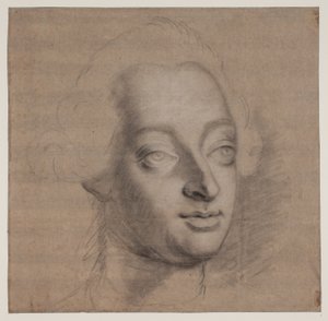 Portrait de Frédéric V. 3/4 Profil