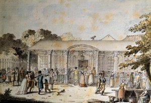 Vue du Café Goddet, Boulevard du Temple, à l