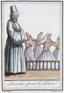 Derviches faisant la prière (Derviches tourneurs) - Jacques Grasset de Saint Sauveur
