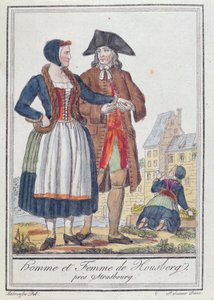 Habitants de Housberg, près de Strasbourg, 1796 - Jacques Grasset de Saint Sauveur