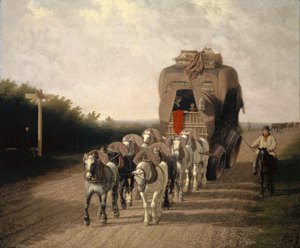 Le transporteur de Ludlow, 1801 - Jacques Laurent Agasse