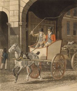 Coaching, ou Le Garde-Mail, gravé par Matthew Dubourg, 1825 - Jacques Laurent after Agasse