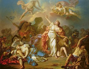 Apollon et Diane attaquant les enfants de Niobé - Jacques Louis David