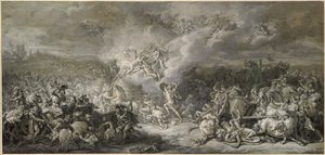 Français :  Les Combats de Diomède The Combat of Diomedes - Jacques Louis David