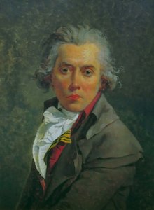 Italien :  Autoritratto Autoportrait avec trois cols - Jacques Louis David