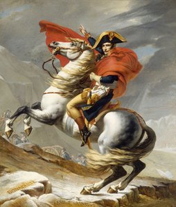 Napoléon franchissant les Alpes le 20 mai 1800 - Jacques Louis David