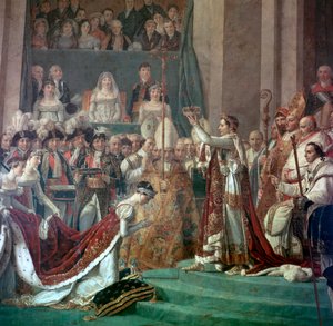 Peinture de Napoléon Buonaparte et de l