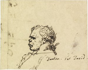 Portrait de Georges Jacques Danton 1759-1794 - Jacques Louis David