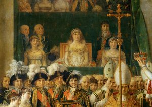 Sacre de Napoleon in Notre-Dame … - Jacques Louis David